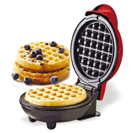 Mini Waffle Maker Breakfast Machine,front